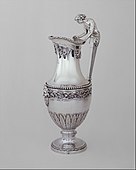 French Neoclassical ewer; 1784–1785; height: 32.9 cm; Metropolitan Museum of Art