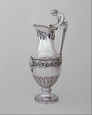 Ewer; 1784–1785; silver; height: 32.9 cm; Metropolitan Museum of Art