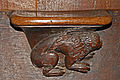 Detail Chorgestühl, Löwe
