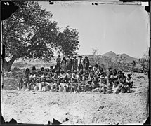Paiute group Cottonwood Spring, Nevada, 1871