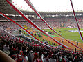 Das geschmückte Stadion beim Spiel Indonesien gegen Südkorea der Fußball-Asienmeisterschaft 2007
