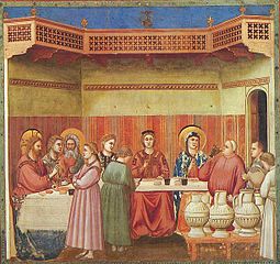 Marriage at Cana by Giotto di Bondone, 14th century