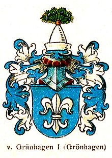 Wappen I derer von Grünhagen (Grönhagen)