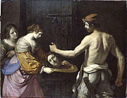 Salome Receiving The Head of Saint John, Guercino