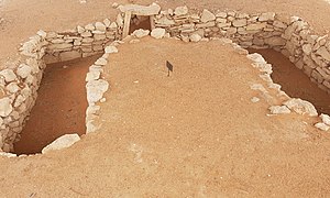 One of many tombs scattered across the archaeological site