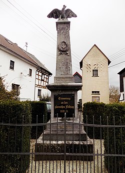 Das Kriegerdenkmal in Walsdorf (Idstein)