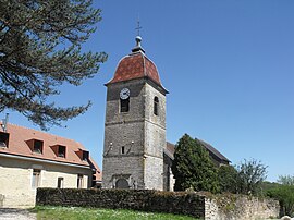 The church in Lantenne-Vertière