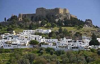 View of Lindos, Rhodes island