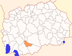Location of Municipality of Mogila
