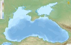 Pitsunda is located in Black Sea