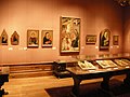 Raum mit frühen italienischen Gemälden