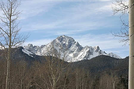 Mount Sneffels is the highest peak of the Sneffels Range.