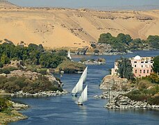 Feluccas in Aswan