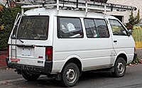 Nissan Vanette Van rear view