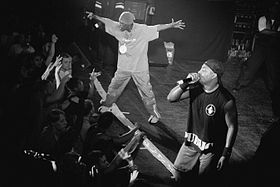 Public Enemy performing in March 2000