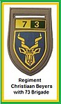 SADF 7 Division 73 Brigade Regiment Christiaan Beyers tupper flash