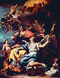 Sebastiano Ricci, Allegory of France as Minerva Trampling Ignorance and Crowning Virtue, 1717–18