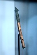 Aurignacian flute, one of the eldest music instruments ever known (age: 35.000 - 40.000 year old)