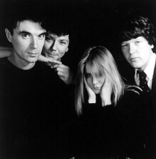 Talking Heads c. 1980. Left to right: David Byrne, Jerry Harrison, Tina Weymouth, Chris Frantz