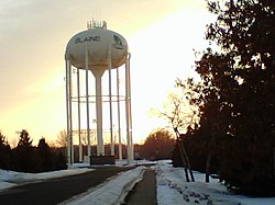 Sunset in Blaine in January 2008