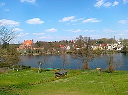 Lake Ławiczka in Biały Bór