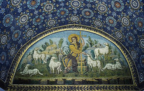 Mosaic in the Mausoleum of Galla Placidia, Ravenna, Italy, c. 425