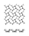 Phyllosilicate, single net of tetrahedra with 4-membered rings, apophyllite-(KF)-apophyllite-(KOH) series