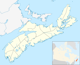 St. Peter's is located in Nova Scotia