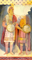 Late 19th century copy of a mural from the Central Zelenchuksky Church