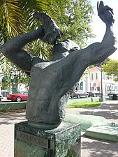 Conch Blower statue, Emancipation Garden