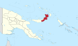 East New Britain Province in Papua New Guinea