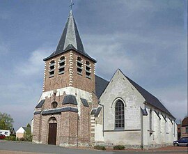 The church in Ennevelin