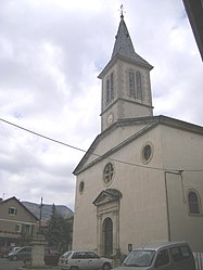 The church in Rivière-sur-Tarn