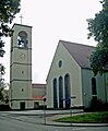 Katholische Kirche St. Mariä Himmelfahrt (1954–1956) in der Oberstadt