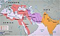 Ottoman Empire (1299–1922 AD), Safavid Iran (1501–1736 AD) and Mughal Empire (1526–1857 AD) in 1683 AD.