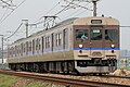 Kansai refurbished livery (115-1600 series) in May 2007