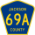 County Road 69A marker