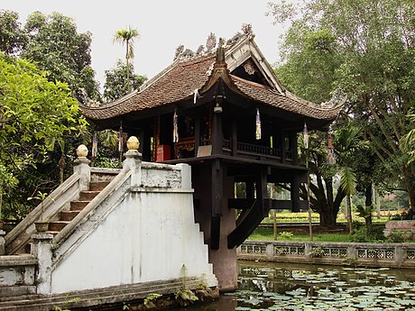 The One Pillar Pagoda is a historic Mahayana Buddhist temple in Hanoi, the capital of Vietnam.