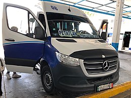 Mercedes Benz Sprinter minibus in Zihuatanejo