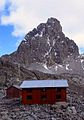 Austrian Hut is found near the Lewis Glacier on the slopes of Point Lenana. The hut sleeps 30 people, with Top Hut nearby for porters.[33]