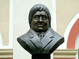 Bust of the founder
