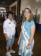 Audrey Mohr of New Ulm, Minnesota (right), Princess Kay of the Milky Way 2006–2007