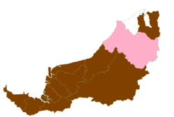 Location of Miri
