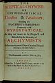 Image 26Title page from The Sceptical Chymist, a foundational text of chemistry, written by Robert Boyle in 1661 (from Scientific Revolution)