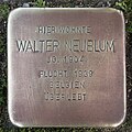 Stolperstein für Walter Neublum
