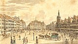 Der Marktplatz in Leipzig