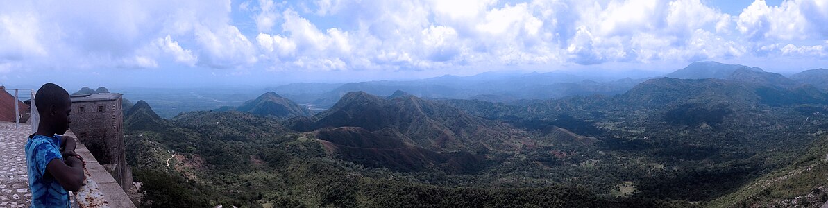 Three Bays Protected Area on the horizon (from Citadelle Laferrière)