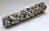 A bar of titanium crystals
