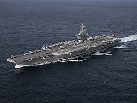 USS Abraham Lincoln im Atlantik, 2019