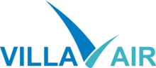 Villa Air new logo after rebranding from "Flyme Villa Air"